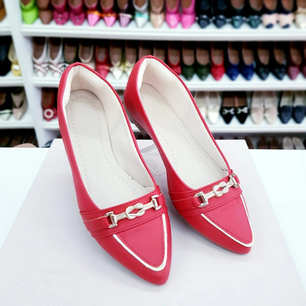 Sapatilhas Mocassim Infinito Vermelho