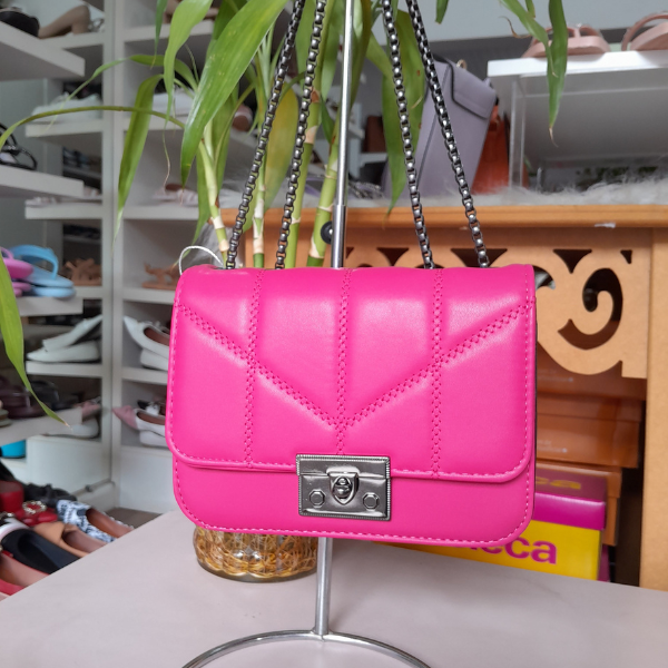 Bolsa Média mãe rosa