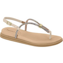 Rasteirinha Papete Beira Rio  Feminina Bege