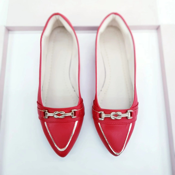 Sapatilhas Mocassim Infinito Vermelho