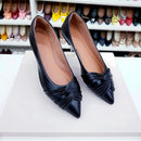 Sapatilha Luxo cruzada Preta