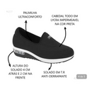 Tênis Modare Ortopédico Preto Impermeável VIP