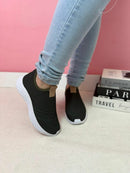 Tênis Feminino Calça Fácil Meia Verde