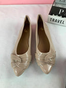 Sapatilha Tam Especial Nude Com tiras em x