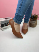 Scarpin Salto Fino Caramelo Karen