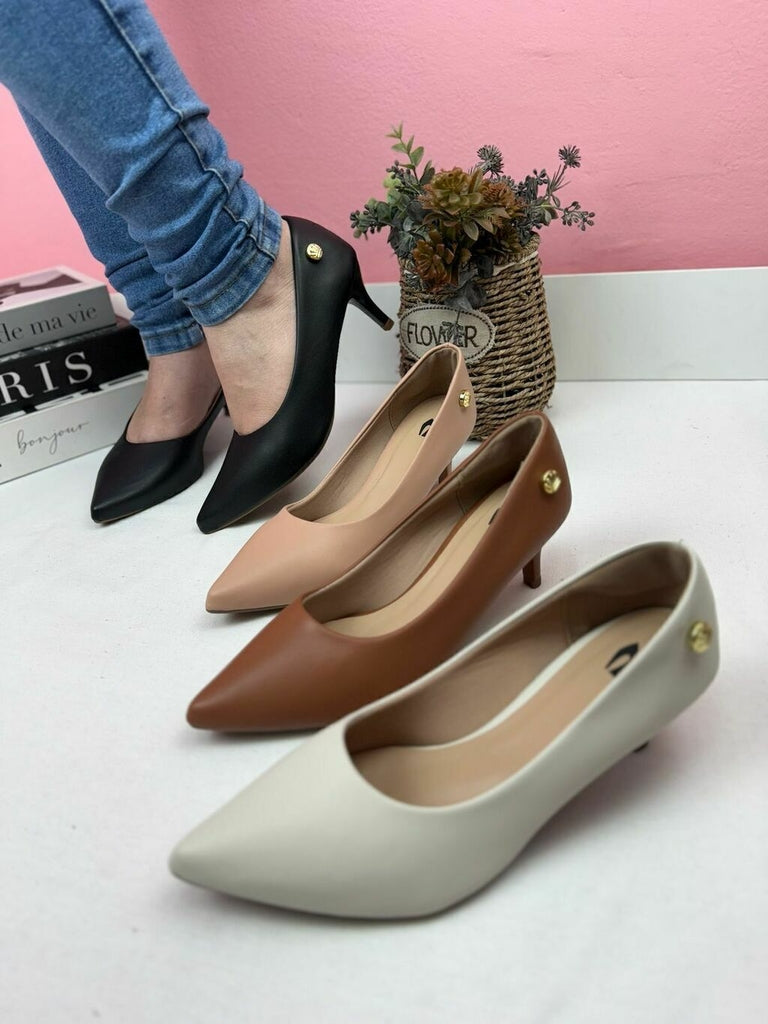 Scarpin Salto Fino Nude Karen