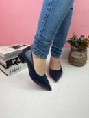 Scarpin Salto Bloco Nude 3 CM