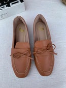 Mocassim Bico Quadrado Marrom Telha Jeniffer