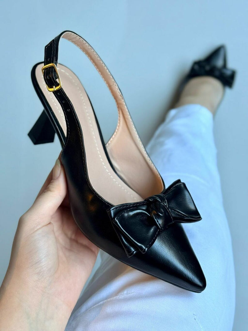 Scarpin Slingback Preto
