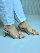 Scarpin Slingback Nude Rosê