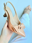 Scarpin Slingback Nude Rosê